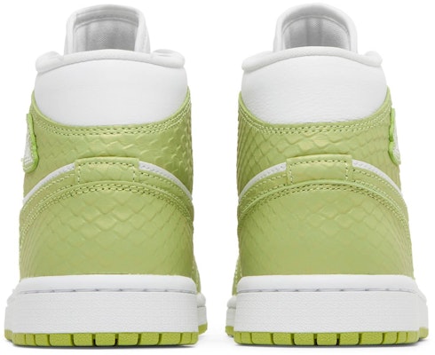 (Women) Air Jordan 1 Mid SE 'Green Python' DV2959-113 Details for (Women) Air Jordan 1 Mid SE 'Green Python' DV2959-113