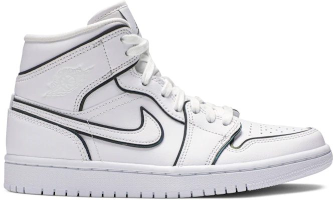 (Women) Air Jordan 1 Mid SE 'Iridescent Trim' CK6587-100 Buy (Women) Air Jordan 1 Mid SE 'Iridescent Trim' CK6587-100