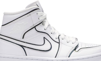 (W) Air Jordan 1 Mid SE '炫彩边饰' CK6587-100 Order (W) Air Jordan 1 Mid SE '炫彩边饰' CK6587-100