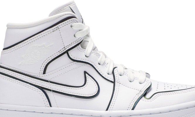 (Women) Air Jordan 1 Mid SE 'Iridescent Trim' CK6587-100 Order (Women) Air Jordan 1 Mid SE 'Iridescent Trim' CK6587-100