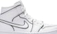 (Wanita) Air Jordan 1 Mid SE 'Iridescent Trim' CK6587-100