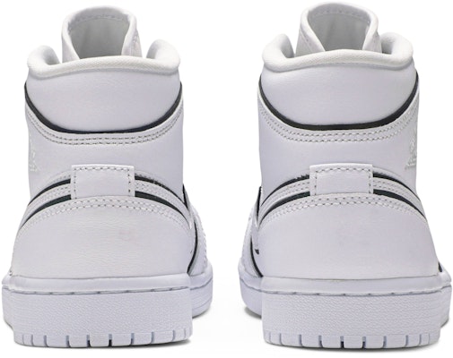 (Women) Air Jordan 1 Mid SE 'Iridescent Trim' CK6587-100 Details for (Women) Air Jordan 1 Mid SE 'Iridescent Trim' CK6587-100