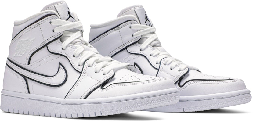 (Women) Air Jordan 1 Mid SE 'Iridescent Trim' CK6587-100 Cheap (Women) Air Jordan 1 Mid SE 'Iridescent Trim' CK6587-100
