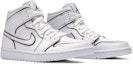 Cheap (Wanita) Air Jordan 1 Mid SE 'Iridescent Trim' CK6587-100