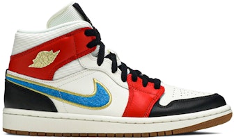 (Women) Air Jordan 1 Mid SE 'Let(Her)Man' DC1426-100 (Women) Air Jordan 1 Mid SE 'Let(Her)Man' DC1426-100