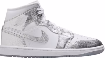 (Women) Air Jordan 1 Mid SE 'Metallic Silver' FN5031-100 (Women) Air Jordan 1 Mid SE 'Metallic Silver' FN5031-100
