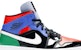 (W) Air Jordan 1 Mid SE 'Multi Patent' Lelaki Warna-warni Patent. CV5276-001