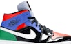 Order (W) Air Jordan 1 Mid SE 'Multi Patent' Lelaki Warna-warni Patent. CV5276-001