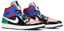 Cheap (W) Air Jordan 1 Mid SE 'Multi Patent' Lelaki Warna-warni Patent. CV5276-001