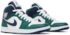 (W) Air Jordan 1 Mid SE 'Noble Green' Lelaki & Wanita Kasut Sukan DZ5326-300