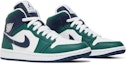 Cheap (W) Air Jordan 1 Mid SE 'Noble Green' Lelaki & Wanita Kasut Sukan DZ5326-300