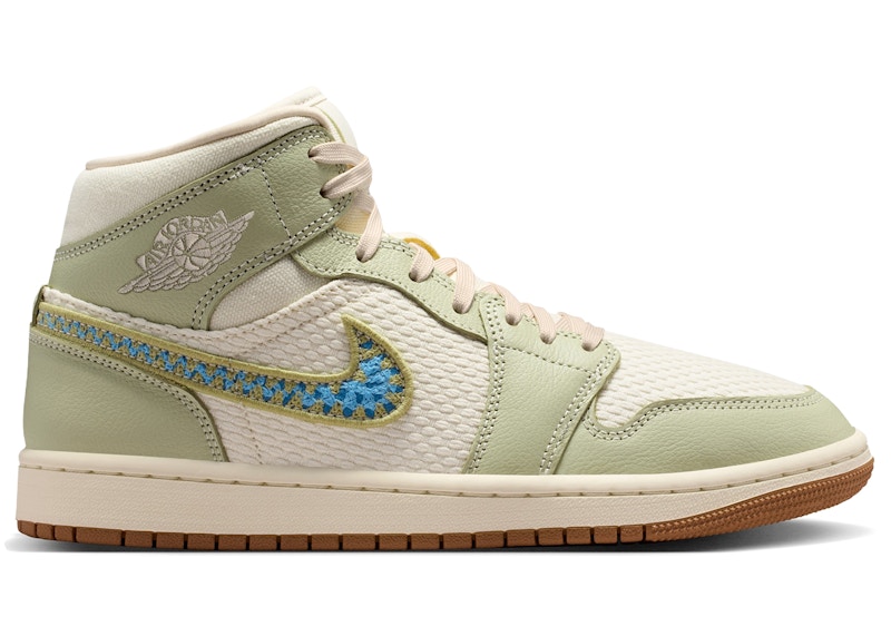 (Women) Air Jordan 1 Mid SE 'Olive Aura' II0570-302