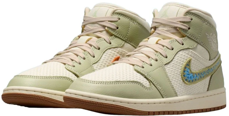 (W) Air Jordan 1 Mid SE ‘橄榄绿光’ II0570-302 Lookbook (W) Air Jordan 1 Mid SE ‘橄榄绿光’ II0570-302