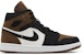 (W) Air Jordan 1 Mid SE 'Olive Toe' Lelaki & Wanita Sneakers DV0427-301