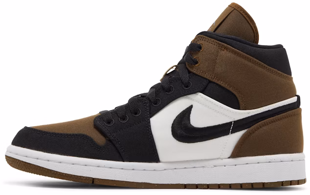 (Women) Air Jordan 1 Mid SE 'Olive Toe' DV0427-301 Lookbook (Women) Air Jordan 1 Mid SE 'Olive Toe' DV0427-301