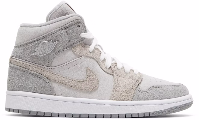 (Women) Air Jordan 1 Mid SE 'Particle Grey' DO7139-002 Buy (Women) Air Jordan 1 Mid SE 'Particle Grey' DO7139-002