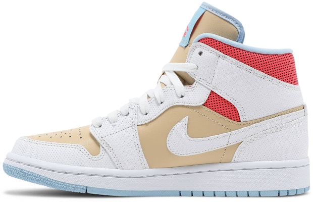 (Women) Air Jordan 1 Mid SE 'Sesame' CZ0774-200 Lookbook (Women) Air Jordan 1 Mid SE 'Sesame' CZ0774-200