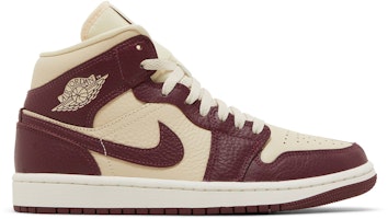 (Women) Air Jordan 1 Mid SE 'Split - Beach Cherrywood' DR0501-200 (Women) Air Jordan 1 Mid SE 'Split - Beach Cherrywood' DR0501-200