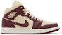 (W) Air Jordan 1 Mid SE 'Split - Beach Cherrywood' Pantai Ceriwood. DR0501-200