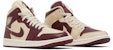 (W) Air Jordan 1 Mid SE 'Split - Beach Cherrywood' Pantai Ceriwood. DR0501-200