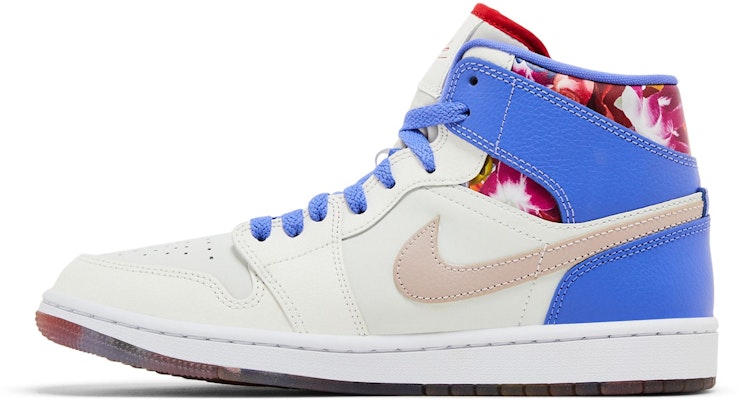 (Women) Air Jordan 1 Mid SE 'Valentine's Day Bouquet' FD4331-121 Lookbook (Women) Air Jordan 1 Mid SE 'Valentine's Day Bouquet' FD4331-121