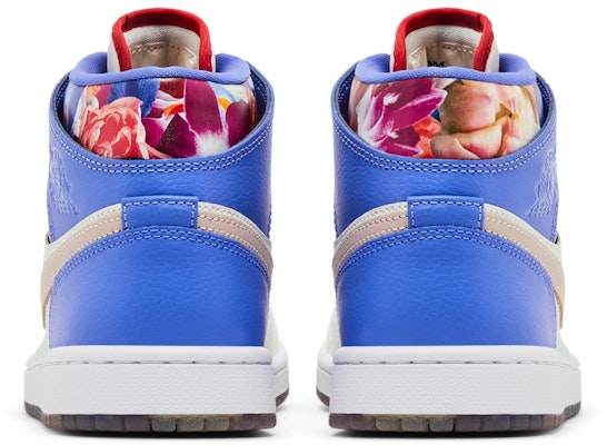 (Women) Air Jordan 1 Mid SE 'Valentine's Day Bouquet' FD4331-121 Details for (Women) Air Jordan 1 Mid SE 'Valentine's Day Bouquet' FD4331-121