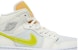 (W) Air Jordan 1 Mid SE 'Voltage Yellow' Lelaki Wanita Sneaker DB2822-107