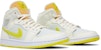 (W) Air Jordan 1 Mid SE 'Voltage Yellow' Lelaki Wanita Sneaker DB2822-107