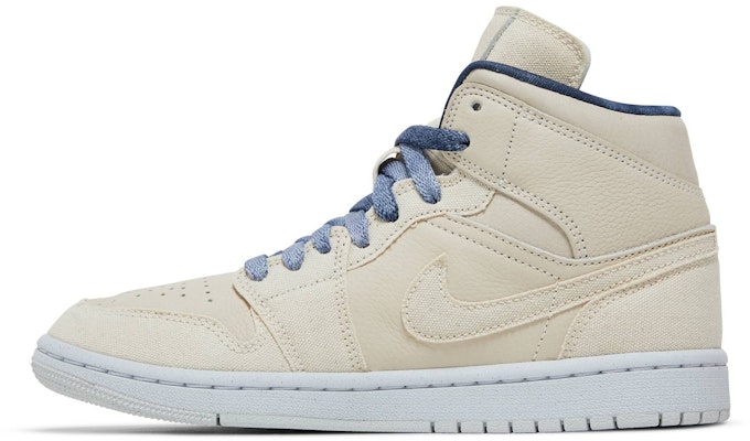 (Women) Air Jordan 1 Mid SE 'White Midnight Navy' DM9126-104 Lookbook (Women) Air Jordan 1 Mid SE 'White Midnight Navy' DM9126-104