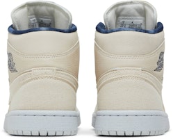 (W) Air Jordan 1 Mid SE '白色午夜海军蓝' DM9126-104 Details for (W) Air Jordan 1 Mid SE '白色午夜海军蓝' DM9126-104