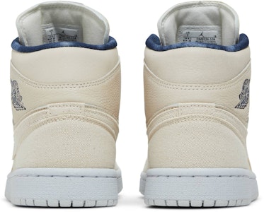 (W) Air Jordan 1 Mid SE 'Putih Midnight Navy' DM9126-104 Details for (W) Air Jordan 1 Mid SE 'Putih Midnight Navy' DM9126-104