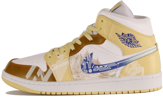 (W) Air Jordan 1 Mid Kuning Putih 'Proyek Bulan Teknologi Luar Angkasa' BQ6472-701-485097 Buy (W) Air Jordan 1 Mid Kuning Putih 'Proyek Bulan Teknologi Luar Angkasa' BQ6472-701-485097