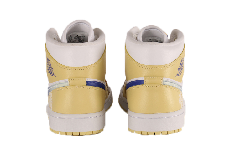 Purchase (W) Air Jordan 1 Mid Kuning Putih 'Proyek Bulan Teknologi Luar Angkasa' BQ6472-701-485097