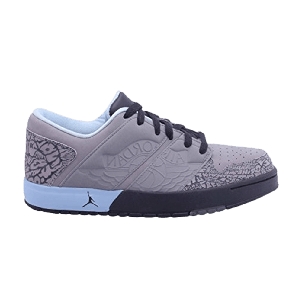 (Women) Air Jordan 1 Nu Retro Low 'Light Charcoal' 317105-001