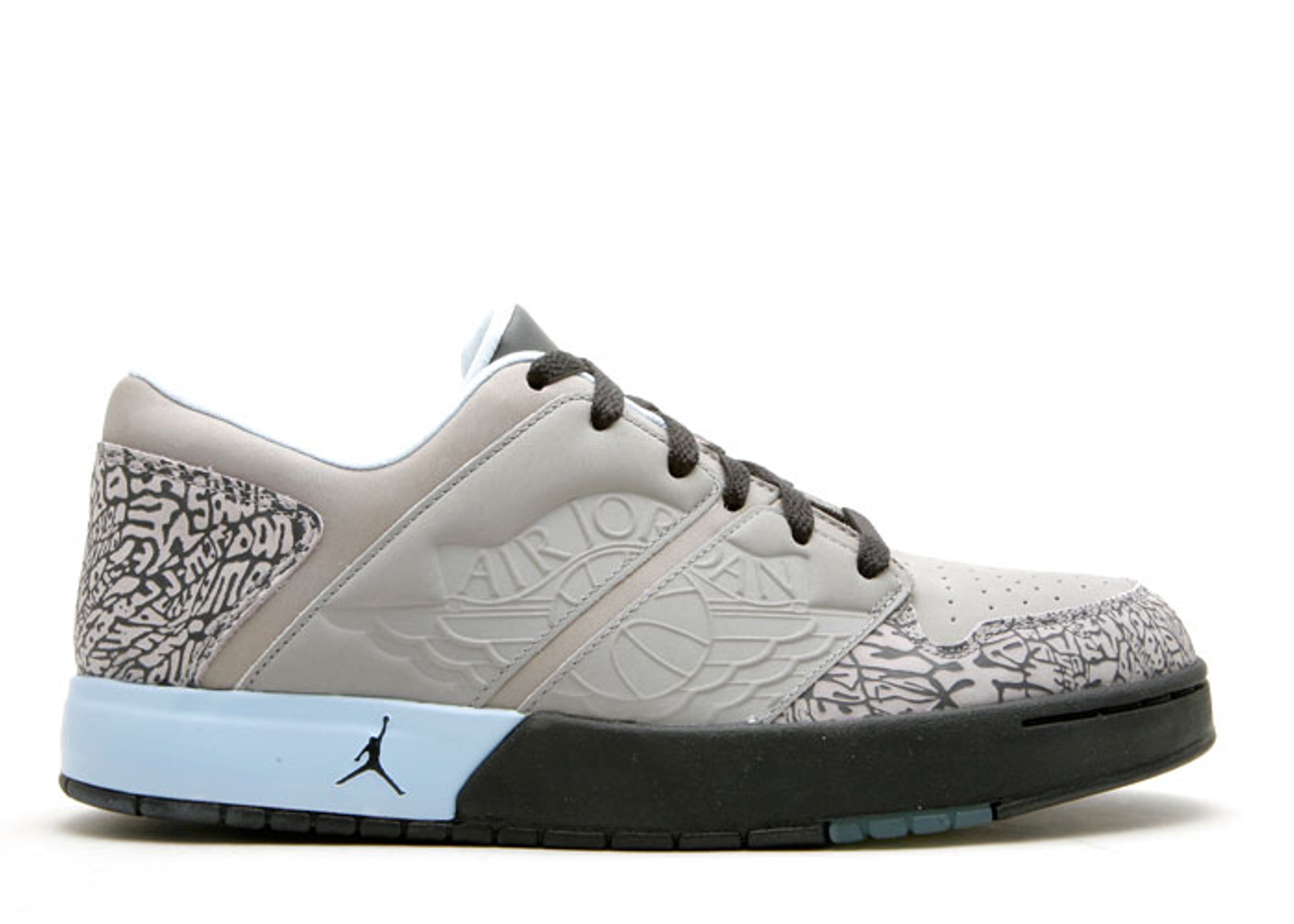 (Women) Air Jordan 1 Nu Retro Low 'Light Charcoal' 317105-001