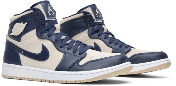 (W) Air Jordan 1 复刻高帮 '海军蓝奶油' AQ9131-401 Cheap (W) Air Jordan 1 复刻高帮 '海军蓝奶油' AQ9131-401