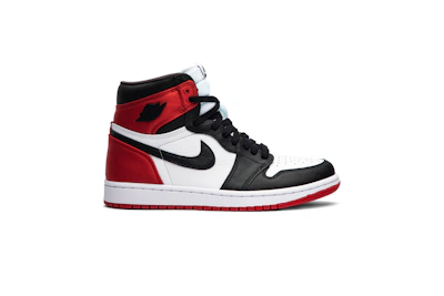 (Women) Air Jordan 1 Retro High 'Satin Black Toe'