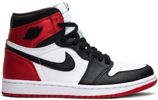 (Women) Air Jordan 1 Retro High 'Satin Black Toe' CD0461-016 (Women) Air Jordan 1 Retro High 'Satin Black Toe' CD0461-016
