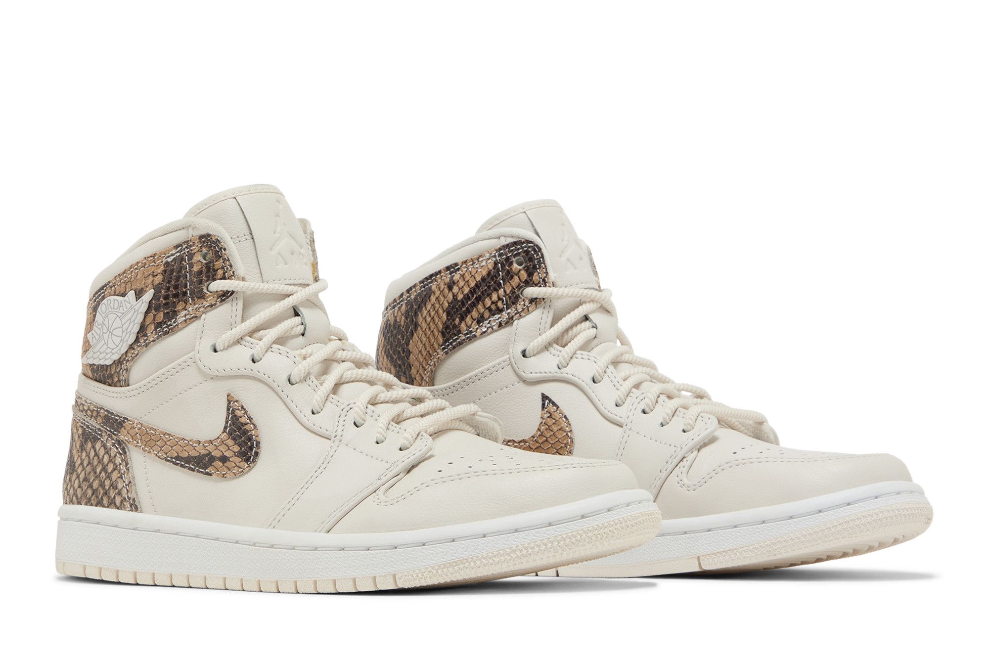 Cheap （女款）Air Jordan 1 Retro High OG PRM 'White Snake' AH7389-004