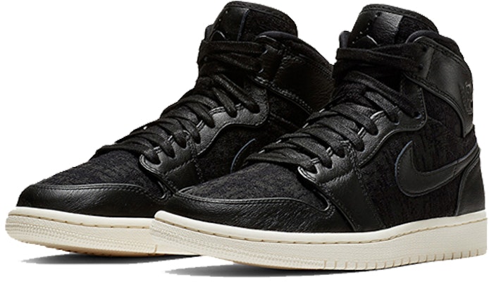 (Women) Air Jordan 1 Retro High PRM 'Black' AH7389-001 Lookbook (Women) Air Jordan 1 Retro High PRM 'Black' AH7389-001