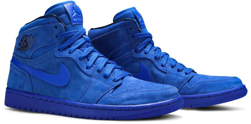 (Women) Air Jordan 1 Retro High PRM 'Blue Suede' AH7389-400 Cheap (Women) Air Jordan 1 Retro High PRM 'Blue Suede' AH7389-400