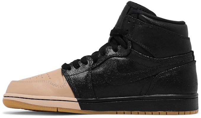 (Women) Air Jordan 1 Retro High PRM 'Dipped Toe Black' AH7389-007 Lookbook (Women) Air Jordan 1 Retro High PRM 'Dipped Toe Black' AH7389-007