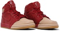 Cheap (Women) Air Jordan 1 Retro High PRM 'Dipped Toe Red' AH7389-607