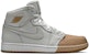 Kasut Air Jordan 1 Retro High PRM 'Dipped Toe White' untuk Wanita AH7389-107