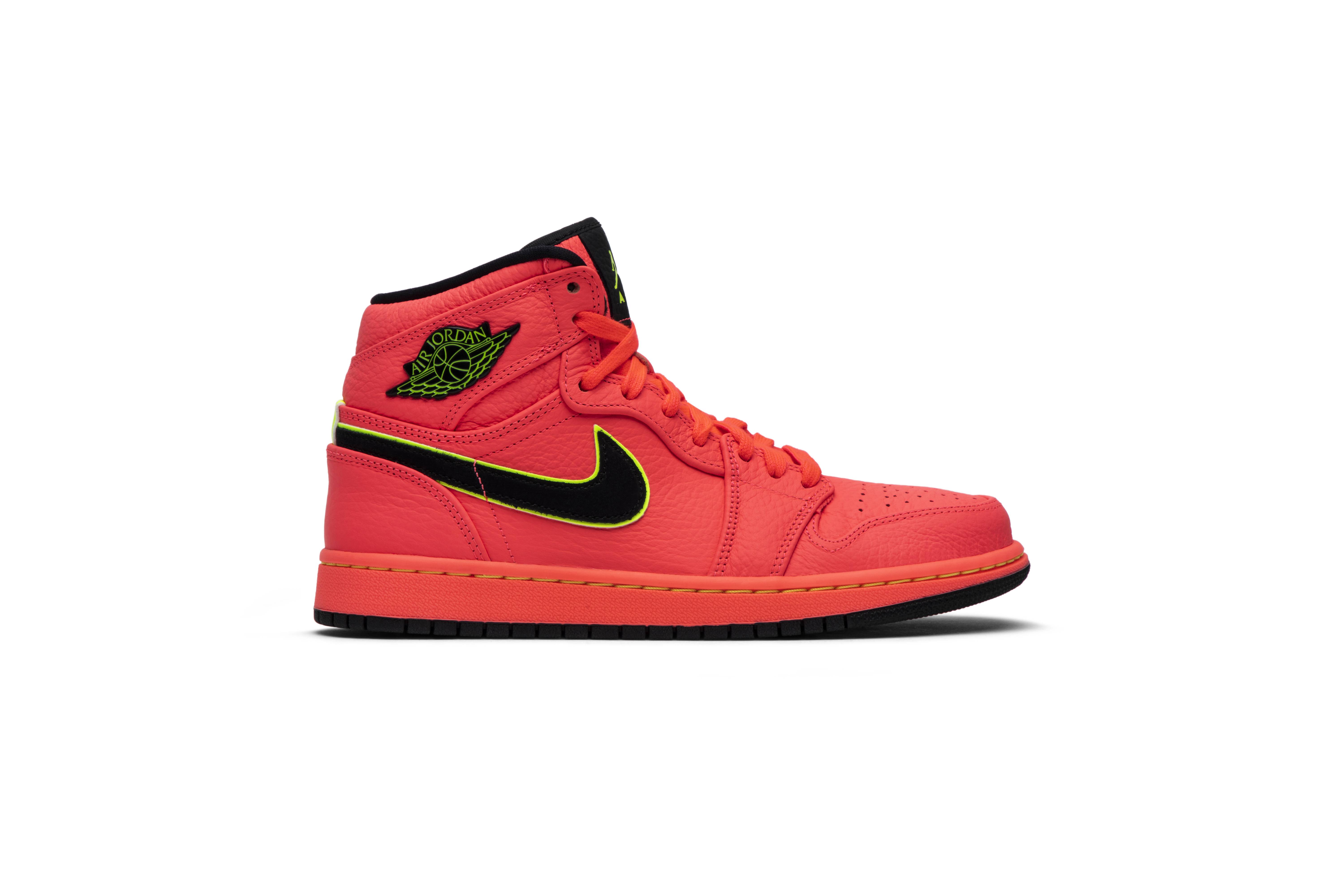 Buy (W) Air Jordan 1 Retro High PRM 'Hot Punch' en Español AQ9131-600
