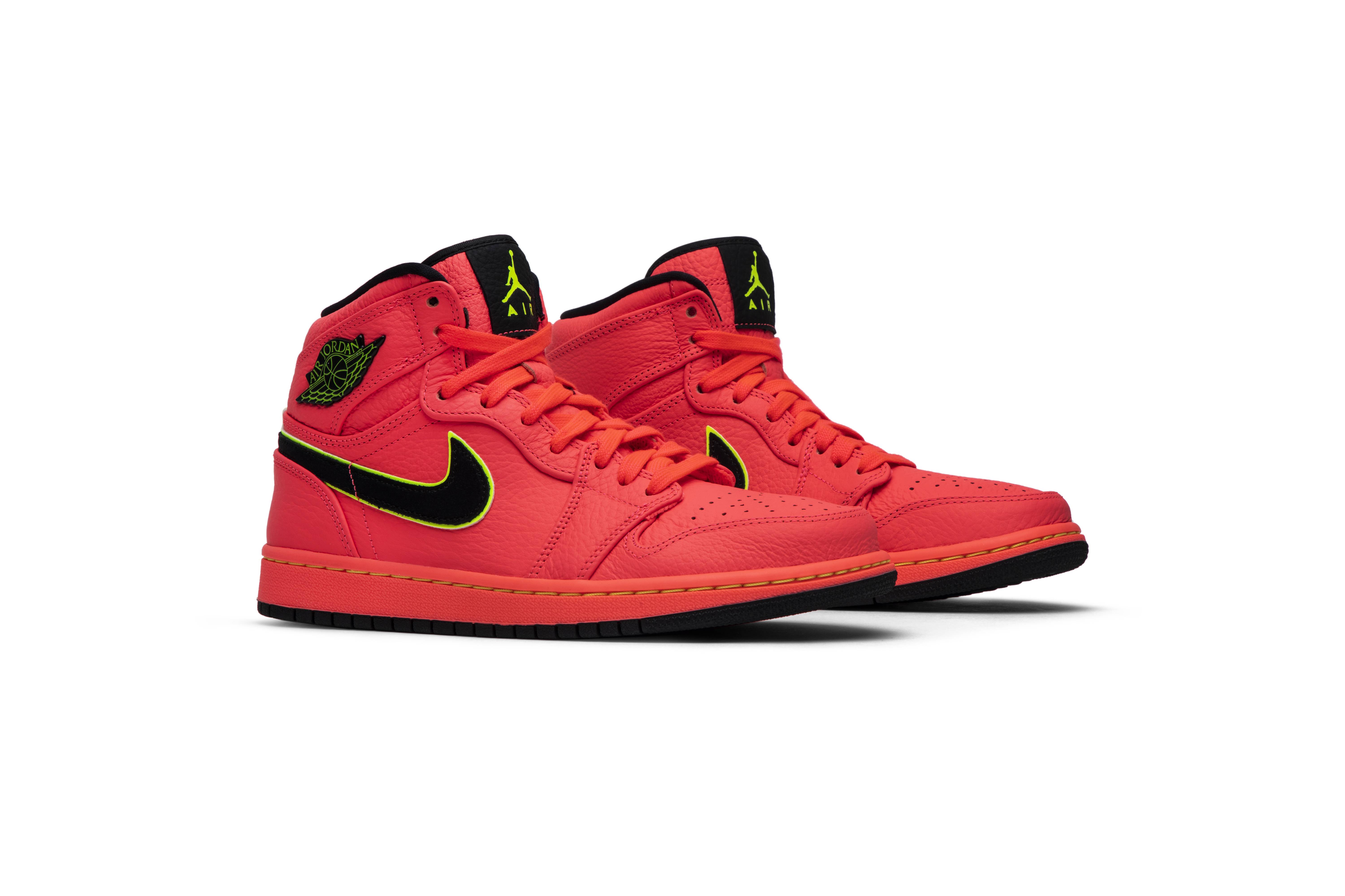 Cheap (W) Air Jordan 1 Retro High PRM 'Hot Punch' en Español AQ9131-600