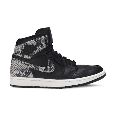 (W) Jordan 1 Retro High PRM 'Snakeskin Black'