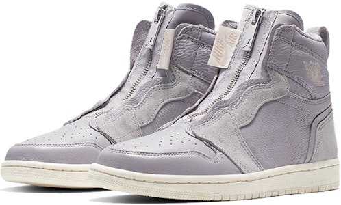 (W) Air Jordan 1 复古高帮拉链大气灰 AQ3742-002 Lookbook (W) Air Jordan 1 复古高帮拉链大气灰 AQ3742-002
