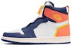 Buy (Wanita) Air Jordan 1 Retro High Zip Blue Void Turf Orange AQ3742-100