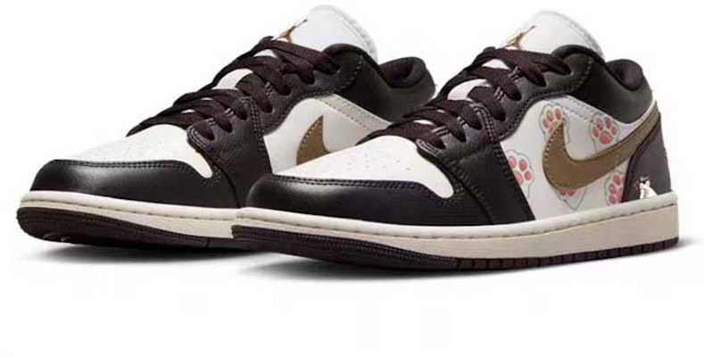 (Women) Air Jordan 1 Retro Low 'Cute Pet Pink Puff Cat's Paw' DC0774-200-448557 Lookbook (Women) Air Jordan 1 Retro Low 'Cute Pet Pink Puff Cat's Paw' DC0774-200-448557